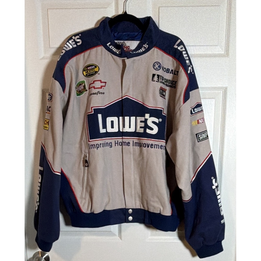 Vintage Jimmie Johnson #48 Lowes NASCAR Racing Jacket XXL Racing Champions